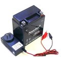 Powerstar PowerStar PM7-12L-F120010W YTX7L-BS AGM 12V 1Ah Charger & Battery for Powersport Motorcycle Scooter ATV PM7-12L-F120010W